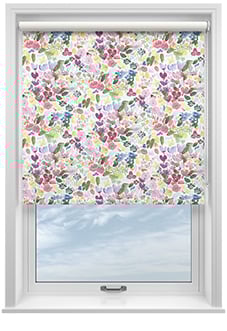 Bluebellgray Flora, Cerise - Twist&Fit Roller Blind